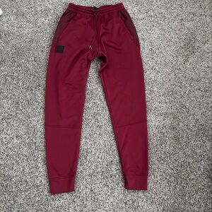 Under Armour Burgundy Joggers Size Small